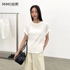 MIMO弥黙！麻感棉 T 恤，进口纤维麻感棉 T ，卷边设计慵懒随性 穿出松弛高级感，圆领显瘦一绝，机洗狂甩不变形 ，百搭不挑人 商品缩略图1