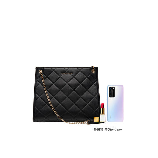 6922749327443 VH【专柜同款】【头层牛皮】绗缝菱格链条包磁吸搭扣托特袋单肩包包 长约30CM*高25M 商品图3