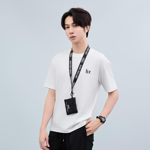 【断码清仓】HX 夏季圆领短袖T恤凉感科技合体版型/S102522717101/02 商品图6