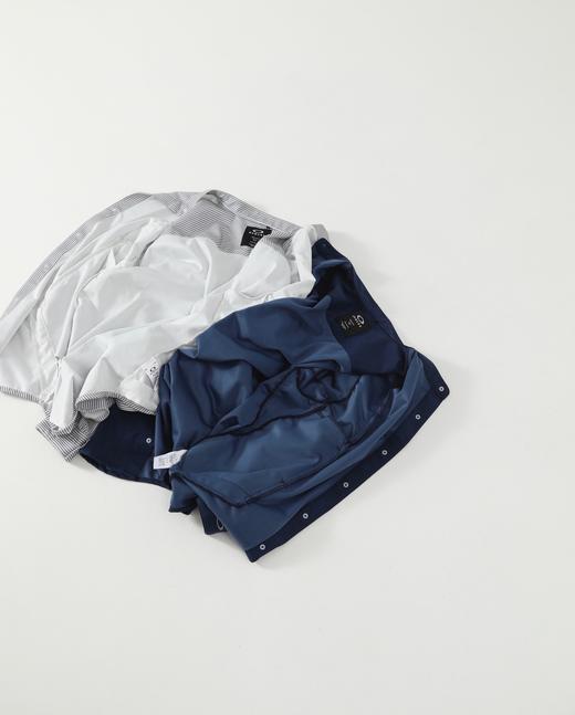 oakley条纹机能速干衬衫 定做条纹混纺面料 速干 透气 商品图4