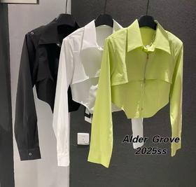 NCS不规则短款衬衣50220 夏季 992702072042