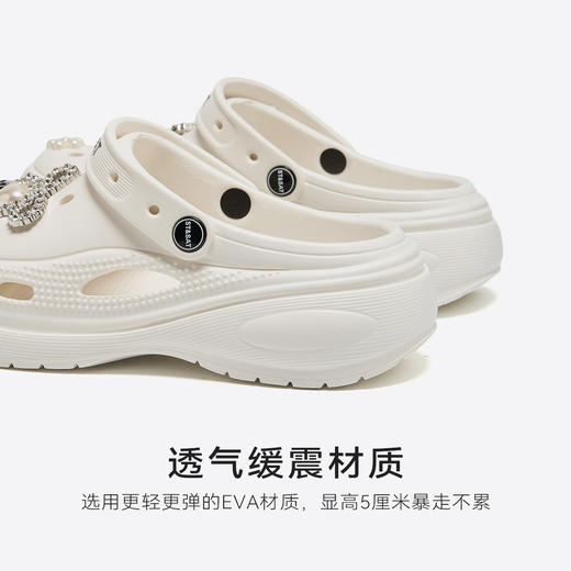 【悠游夏日】星期六钻饰珍珠厚底洞洞鞋SSD2110F5B 商品图13