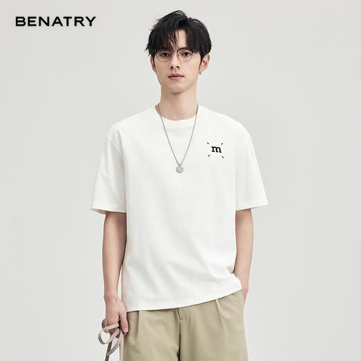 贝纳川夏季圆领多色短袖T恤ECF114107 商品图3