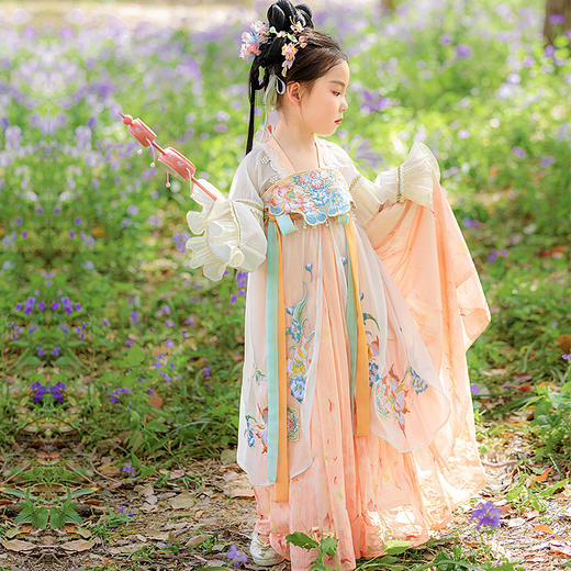 苏城纪夏新品女童汉服海棠 商品图7