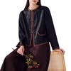 丁摩 真丝香云纱祥云提花缎外套女XZ18699 商品缩略图5