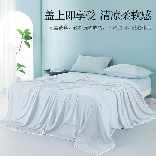 泰嗨 7A抑菌冰蚕丝双感夏凉被空调被 可机洗水洗 商品图10