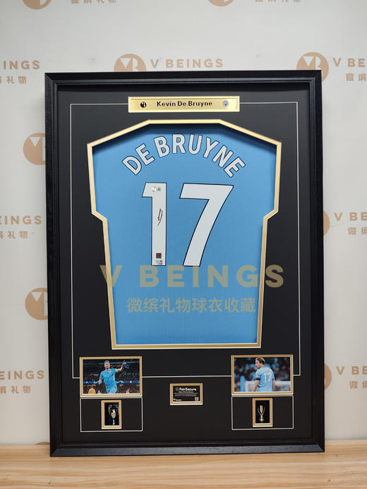 收藏系列 德布劳内17号蓝色 23-24赛季 亲笔签名球衣 商品图1