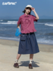 早乙女惠子saotome/STMQZ252248/两用口袋工装短裙(含挎包) 商品缩略图2