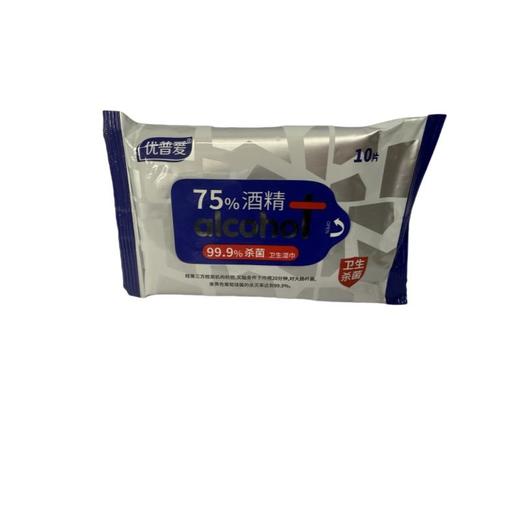 优普爱含酒精卫生湿巾10片/包 商品图0