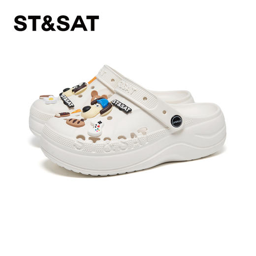 【萌趣乐园】星期六美式卡通厚底洞洞鞋SSD2110F5D 商品图9