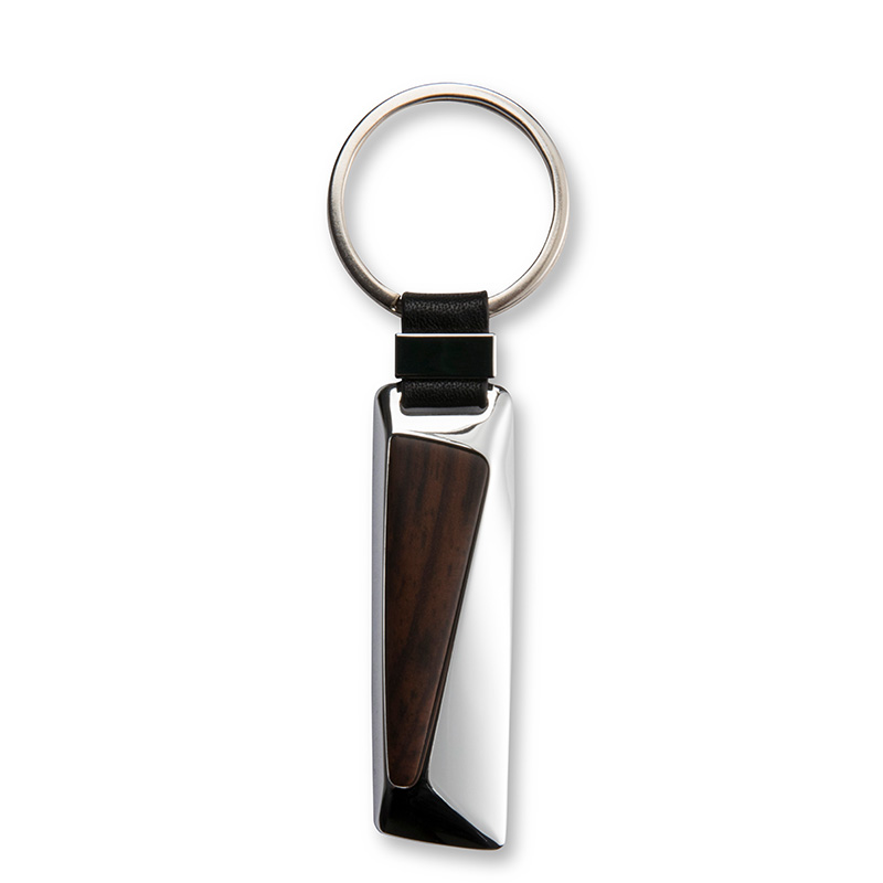 金属与木钥匙扣