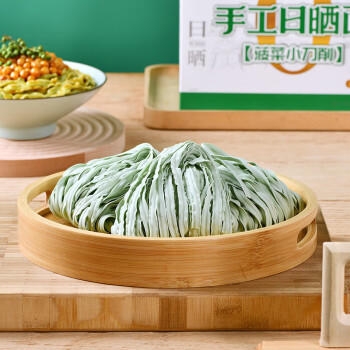 有你一面菠菜小刀削面 6个面饼410g 非油炸日晒面 面条方便面汤面蔬菜面 /粮油调味 /方便食品 /有料煮面 商品图6