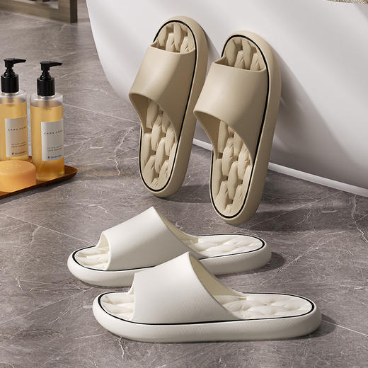 【防滑耐磨！轻盈舒适】eva漏水拖鞋女士夏季新款浴室洗澡防滑软底情侣耐磨家用凉拖鞋男。ry 商品图3