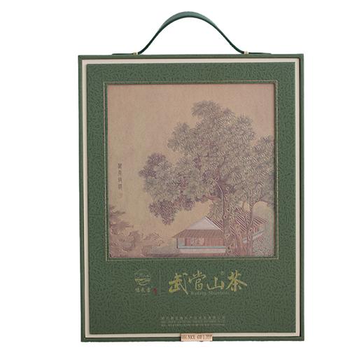 2025新茶 忆武当·武当山茶一级武当雀舌 手提牛皮礼盒装 （24泡*4g） 商品图0