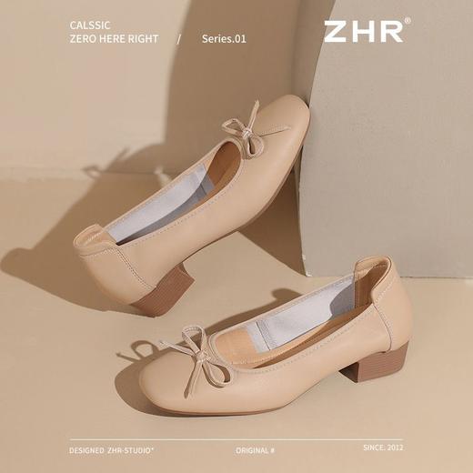 ZHR浅口单鞋女2025新款洋气百搭ins小皮鞋网红高级爆款玛丽珍鞋女 商品图7