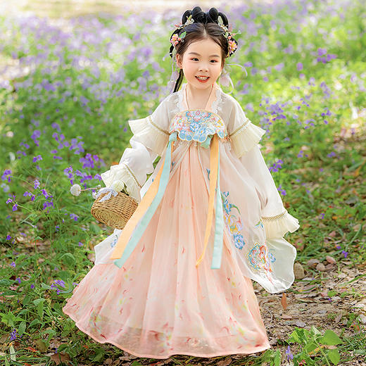 苏城纪夏新品女童汉服海棠 商品图5