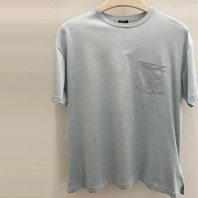 KITON 女士棉质圆领短袖T恤 绿色 D59417K0925F01005