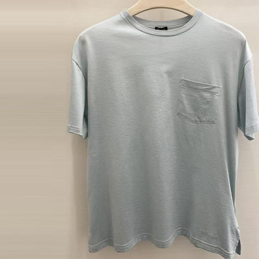 KITON 女士棉质圆领短袖T恤 绿色 D59417K0925F01005 商品图0