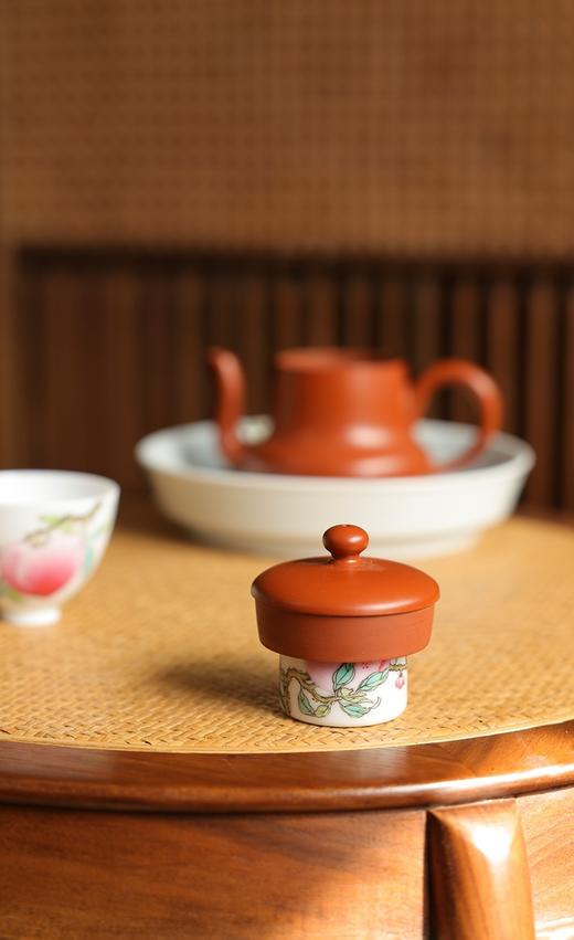 粉彩桃子盖置 商品图7