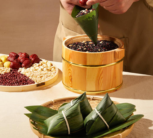 元祖 紫米八宝粽礼盒端午粽子礼盒元祖龙粽 商品图2