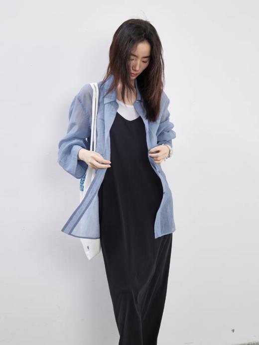 步履不停/5B11254C/轻薄微透长袖衬衫 商品图3