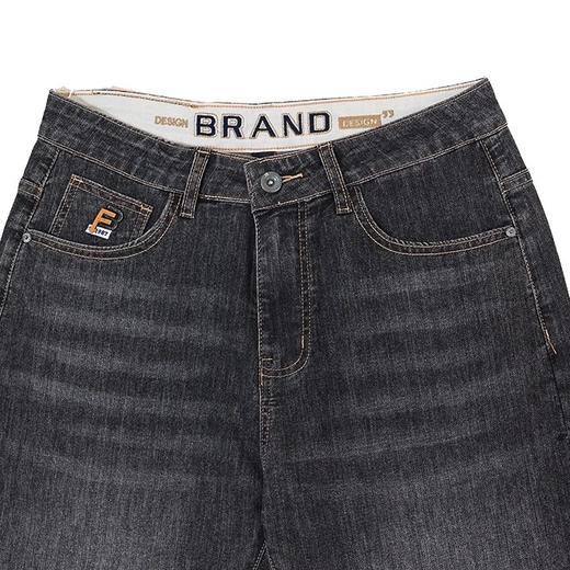 半身缘男裤 夏季舒适合体青春活力袋绣花牛仔裤252101U10103758 商品图2