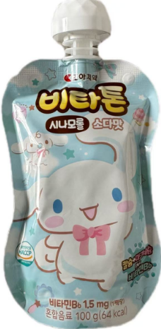 维他顿 苏打味饮料100g비타톤 시나모롤_소다맛100g