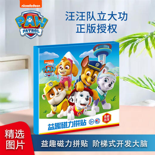 【益趣磁力拼贴，阶梯式开发大脑~】汪汪队立大功磁性拼图 3到6岁幼儿磁力早教 宝宝男女孩儿童益智玩具-QQ 商品图0