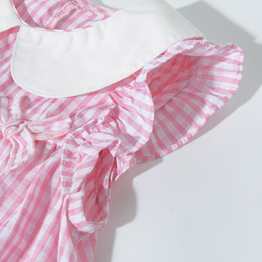 贝贝怡童装女童夏季连衣裙无袖女宝宝透气A字裙洋气凉感公主裙子ZB2EQ013 商品图7