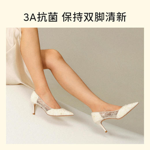 7or9-空气棉高跟鞋 白玉兰 商品图4
