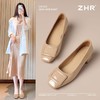 ZHR则则简约纯色浅口气质单鞋女鞋2025新款法式优雅时髦通勤鞋子 商品缩略图0