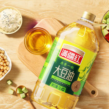 满疆红食用油 非转基因 原香一级大豆油5L 东北优质大豆 /粮油调味 /食用油 /大豆油 商品图4