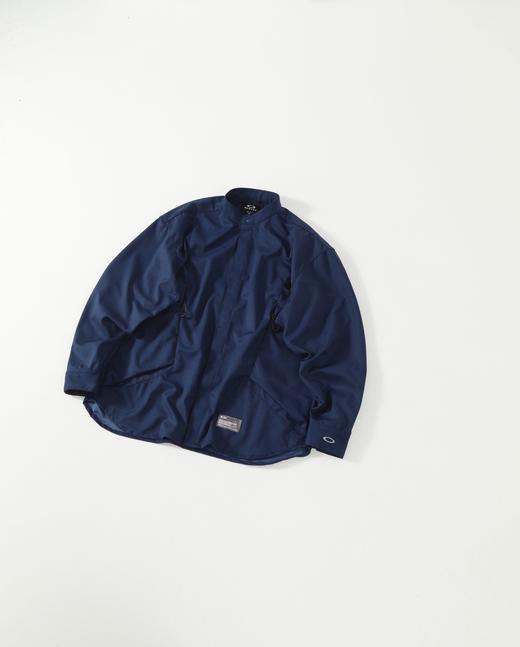 oakley条纹机能速干衬衫 定做条纹混纺面料 速干 透气 商品图2