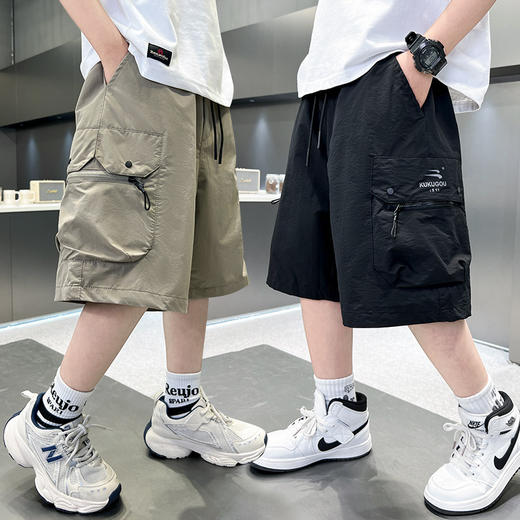 男童夏季薄款运动短裤 亲子装夏装男孩夏款裤子五分裤潮 商品图0