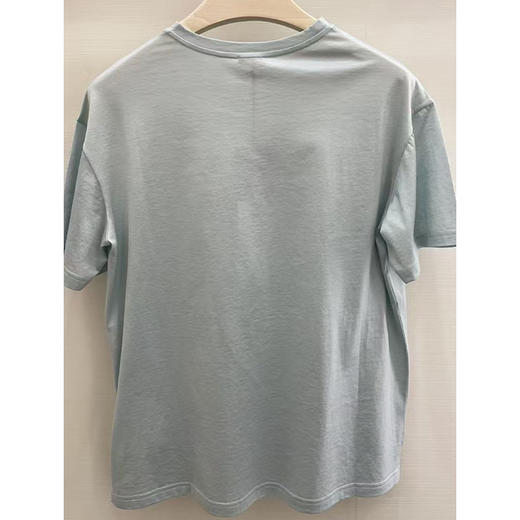 KITON 女士棉质圆领短袖T恤 绿色 D59417K0925F01005 商品图1