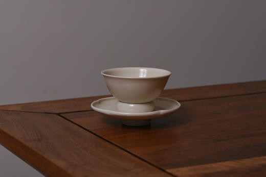 全手工定窑 宋韵芳华茶盏  定瓷风雅 商品图0