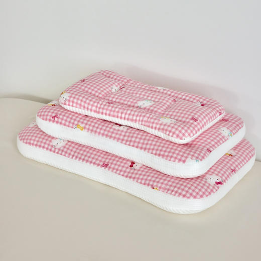 自然醒A类母婴级双感卡通亲子枕全棉双层纱枕头枕芯纯棉儿童幼儿园午睡学生成人护颈椎助睡眠XK 商品图13