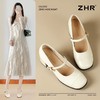 ZHR则则法式一字扣玛丽珍鞋女2025新款方头浅口单鞋软底凉鞋女鞋 商品缩略图0