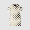 小禾女装！2025春夏新款斜纹亚麻及膝连衣裙淡人 波点复古简约长裙！ 商品缩略图5