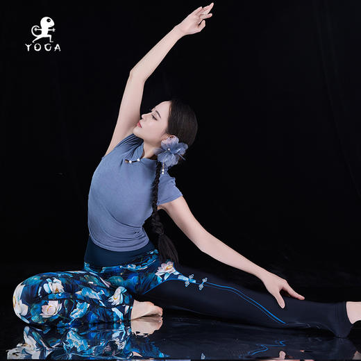 壁虎瑜伽【2505SY329】亲肤修腰短袖【5天发货】 商品图4