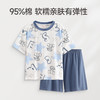 芬腾儿童睡衣男童夏季薄款纯棉短袖中大童男孩可爱卡通家居服套装 商品缩略图0