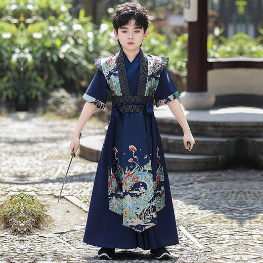 苏城纪夏新品男童汉服廷烨短袖 | 清凉透气✨古风小少爷必备！ 商品图7