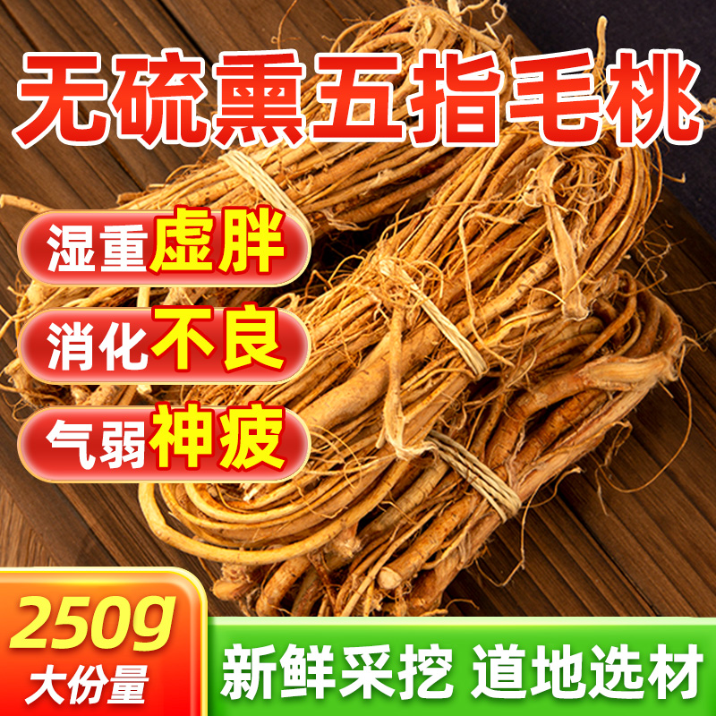 【五指毛桃】农家自晒五指毛桃，根肉厚实，煲汤祛湿一绝，泡酒、药膳全能用