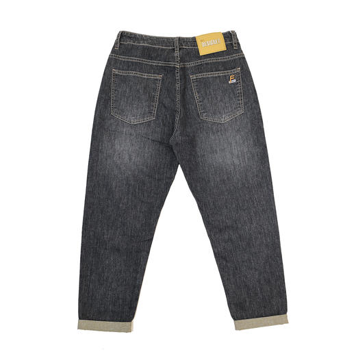 半身缘男裤 夏季舒适合体青春活力袋绣花牛仔裤252101U10103758 商品图1