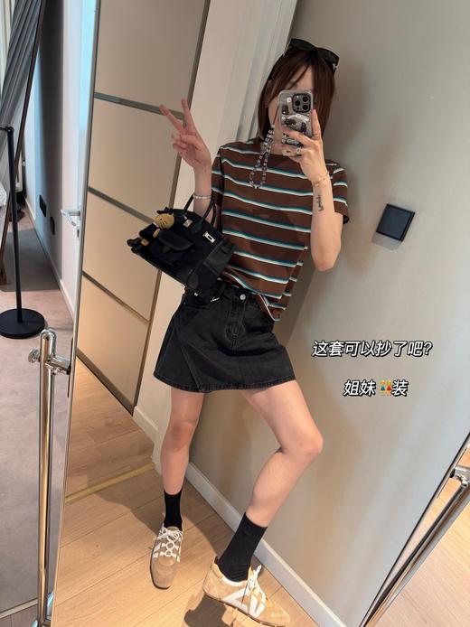长腿辣妹裙裤！韩系穿搭防走光牛仔短裤女一片式小个子显瘦A字短裙！ 商品图5