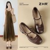 ZHR则则法式一字扣玛丽珍鞋女2025新款方头浅口单鞋软底凉鞋女鞋 商品缩略图2