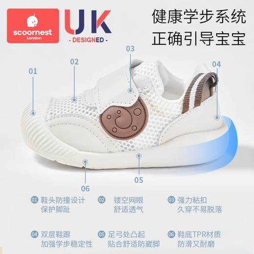 科巢男女宝宝学步鞋6到12个月婴幼儿童鞋机能软底春夏季室内鞋子 商品图2