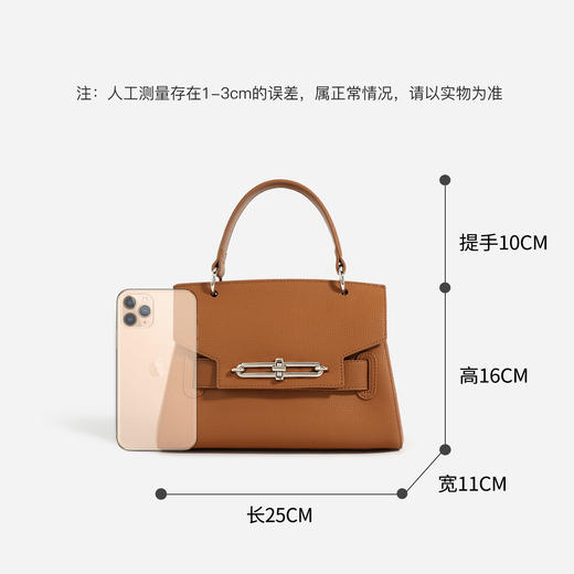 【预售3天】质感大容量包女手提包2025新款百搭高级感斜挎手提凯莉包F9588 商品图3