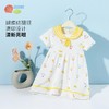 贝贝怡童装女童连衣裙夏季2025新款透气吸汗女宝宝短袖公主裙子ZB2EQ015 商品缩略图0