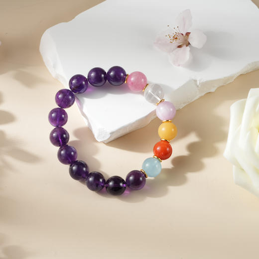 紫水晶多宝手串 商品图0